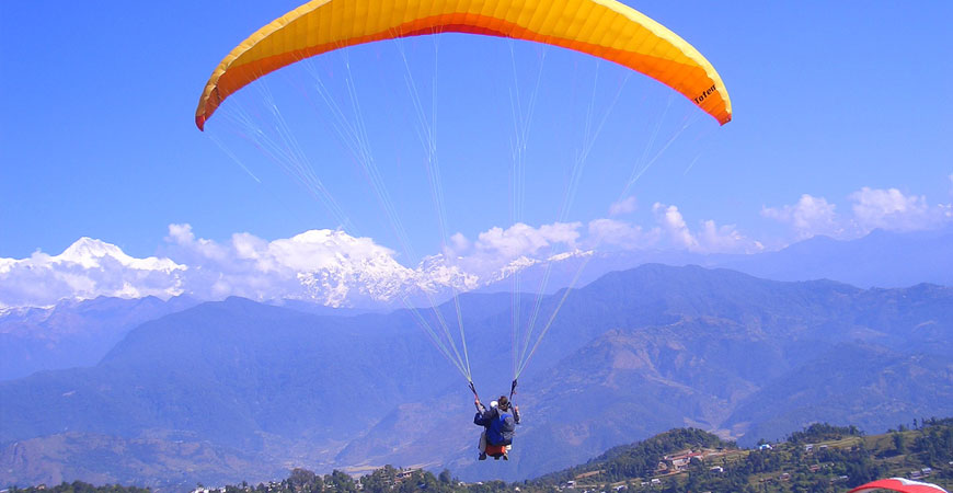 Paragliding in Nepal